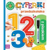 1, 2, 3. Cyferki przedszkolaka z pisakiem. Piszę, liczę i zmazuję - Agnieszka Bator