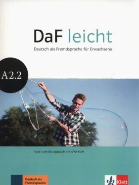 DaF leicht A2.2. Kurs- und Übungsbuch + DVD