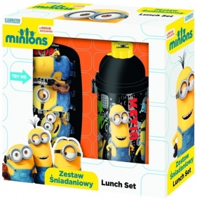 Zestaw śniadaniowy Minionki czarny