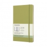 Kalendarz 2019 tygodniowy Moleskine 12M L twarda oprawa, lichen green