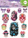  Tatuaże zmywalne Pink skulls HAPPY COLOR