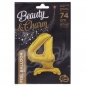 Balon gumowy Godan Beauty&Charm cyfra stojąca złota (BC-ASZ4)