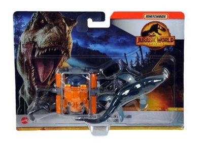 Matchbox Jurassic World Transporter z Mozazaurem