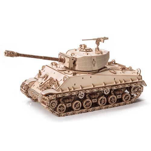 Little Story WOT Drewniane Puzzle Model 3D - Czołg M4A3E8 Sherman