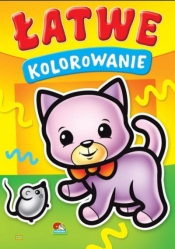 Kolorowanka. Łatwe kolorowanie - Kotek (A4, 16 str.) - Opracowanie zbiorowe