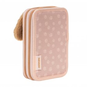 Astrabag, Piórnik podwójny z wyposażeniem - Fluffy Puppy, AC21