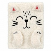 Notes pluszowy B6 White Cat