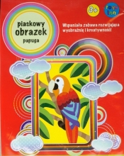 Piaskowy obrazek Papuga - <br />