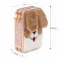 Astrabag, Piórnik podwójny z wyposażeniem - Fluffy Puppy, AC21