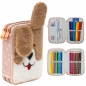 Astrabag, Piórnik podwójny z wyposażeniem - Fluffy Puppy, AC21