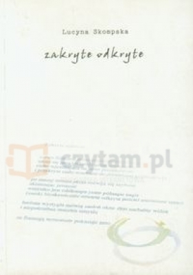 Zakryte odkryte - Skompska Lucyna