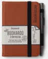 Bookaroo Notatnik A7 z długopisem - brązowy