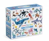 Puzzle Montessori - Zwierzęta oceaniczne, 200 el.