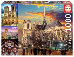 Puzzle 1000: Kolaż Notre Dame (18456)