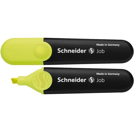 Zakreślacz Schneider Job, 1-5 mm - żółty (1505)