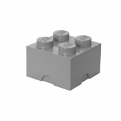 LEGO, Pojemnik klocek Brick 4 - Szary (40031740)