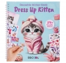  Książeczka z naklejkami wielokrotnego użytku Dress Up Kitten5+