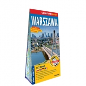 Warszawa; laminowany plan miasta 1:29 000 - Opracowanie zbiorowe
