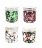 Cekiny do dekoracji - Christmas, 1x30 g