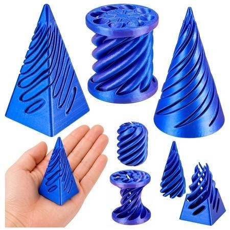 Stożki obrotowe sensoryczne 3d antystresowe
