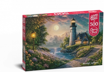 <img src='https://webimage.pl/pics/566/0/d5903728720074.jpg' style='height:440px' /> Puzzle 500 CherryPazzi Moonlight Lighthouse 20074