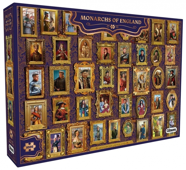 <img src='https://webimage.pl/pics/566/1/d5012269071566.jpg' style='height:440px' /> Puzzle 1000 Władcy Anglii