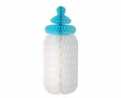 Dekoracja Godan Rozeta dekoracyjna Baby Boy, butelka - 30 cm (QT-RDBN)
