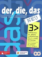 der, die, das neu 3 Kurs kontynuacyjny Podręcznik - Ewa Krawczyk, Lucyna Zastąpiło, Marta Kozubska