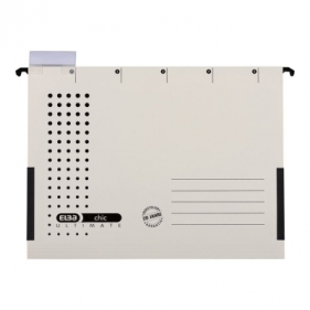 Teczka zawieszkowa Elba Chic Ultimate®, z płóciennymi boczkami - kremowa (100552101)