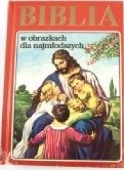 Biblia w obrazkach dla najmłodszych (czerwona) z Jezusem - Opracowanie zbiorowe