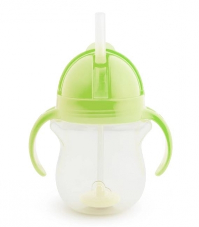<img src='https://webimage.pl/pics/566/2/d5019090122566.jpg' style='height:440px' /> Kubek Munchkin niekapek ze słomką 207ml zielony
