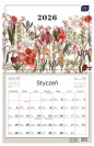 Kalendarz jednodzielny 2026 - Kwiaty