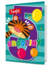 KARNET B6 "Twoje 5 Urodziny"