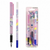 Pióro wieczne z nabojami i wymazywaczem Unicorn