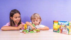 Klocki Waffle mini Farmer - Czas zbiorów, 100 elementów (907566)