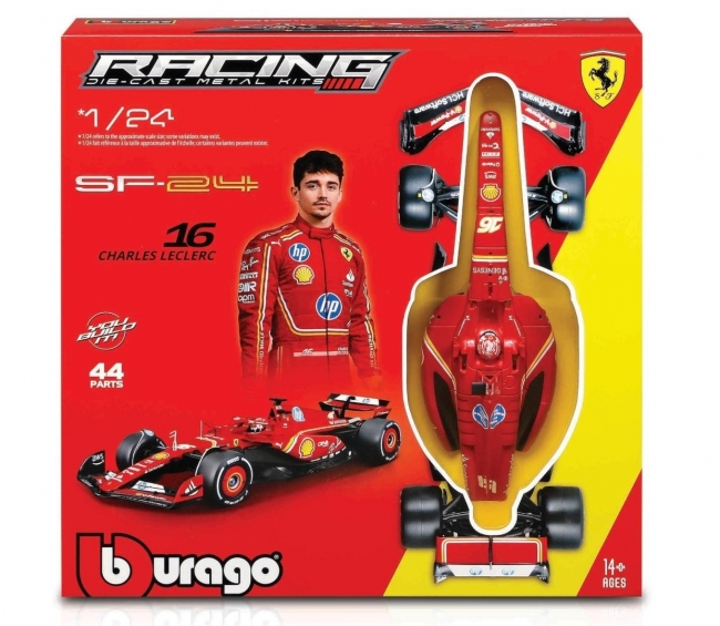<img src='https://webimage.pl/pics/566/8/d4893993268566.jpg' style='height:440px' /> Ferrari Formula Model Kit Charles Leclerc 1:24