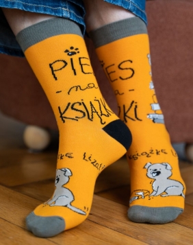 Skarpetki - Pies na książki rozm. 42/46