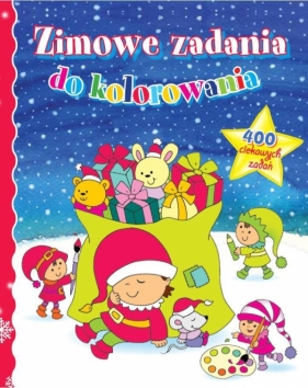 Zimowe zadania do kolorowania - Anna Wiśniewska, Krzysztof Wiśniewski