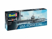 Model plastikowy Lotniskowiec USS Forrestal (05156)