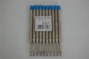 Wkład do długopisu niebieski metal 10 sztuk (1002A)