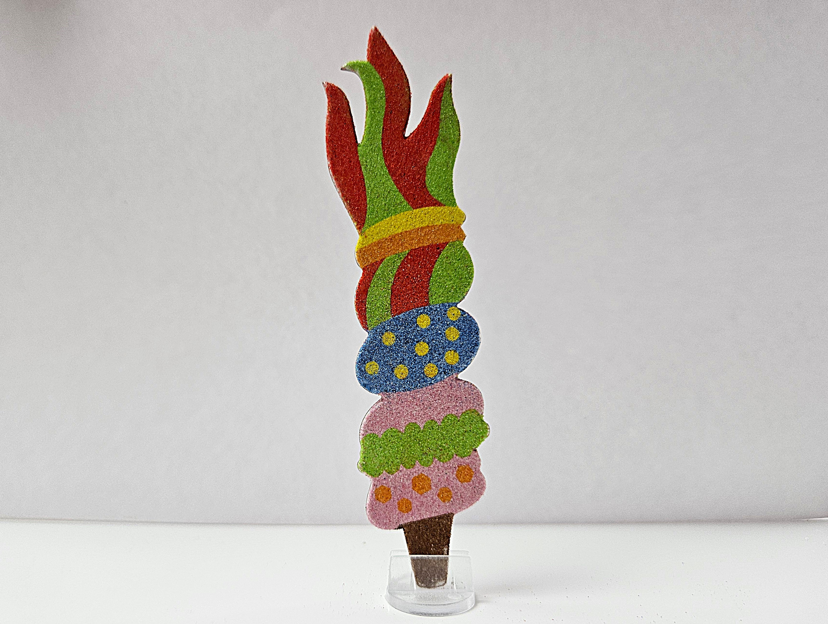 Zestaw kreatywny Piaskowe Malowanki - Ozdoby Wielkanocne - Zajączek