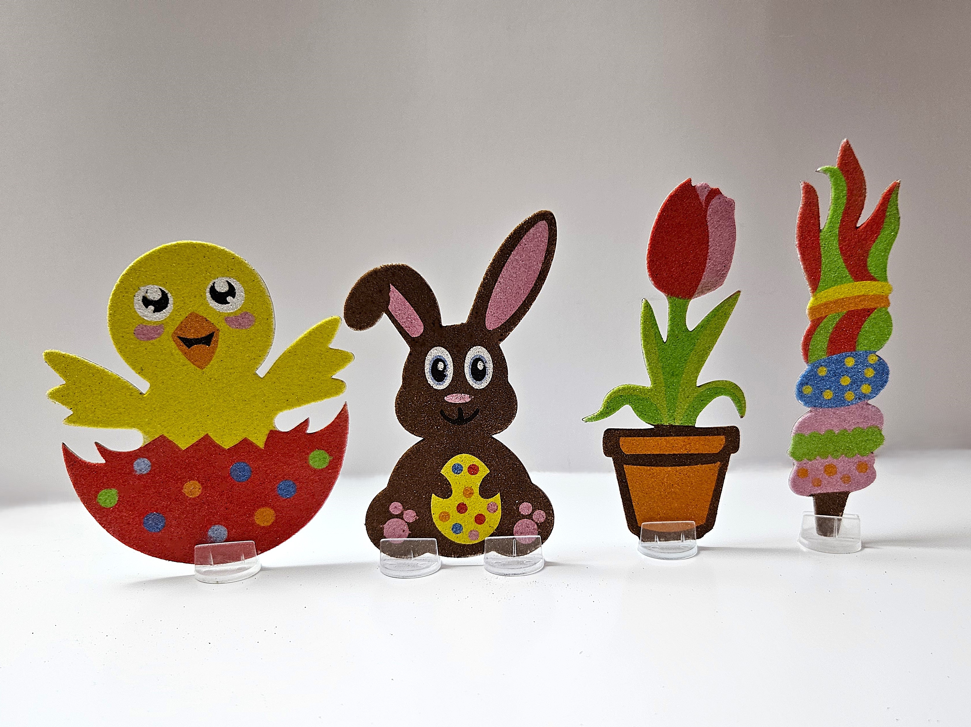Zestaw kreatywny Piaskowe Malowanki - Ozdoby Wielkanocne - Zajączek