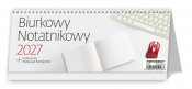 Kalendarz 2027 biurkowy tygodniowy - Notatnikowy