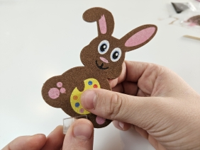 Zestaw kreatywny Piaskowe Malowanki - Ozdoby Wielkanocne - Zajączek