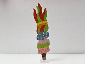 Zestaw kreatywny Piaskowe Malowanki - Ozdoby Wielkanocne - Zajączek