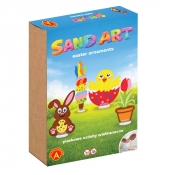 Zestaw kreatywny Piaskowe Malowanki - Ozdoby Wielkanocne - Zajączek