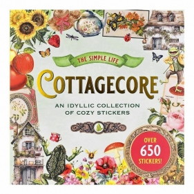 Książka z naklejkami 650szt - Cottagecore