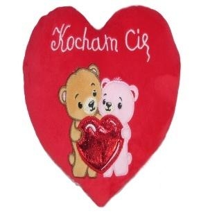 Serce Kocham Cię - Misie 25cm