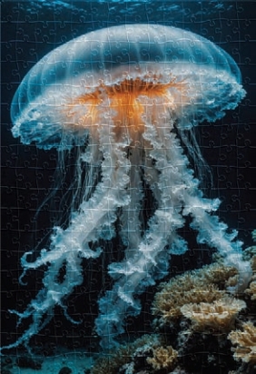 Puzzle 250: Colourful Nature 10 - Jellyfish