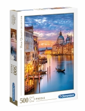 Clementoni, puzzle High Quality Collection 500: Lighting Venice (35056) - Opracowanie zbiorowe